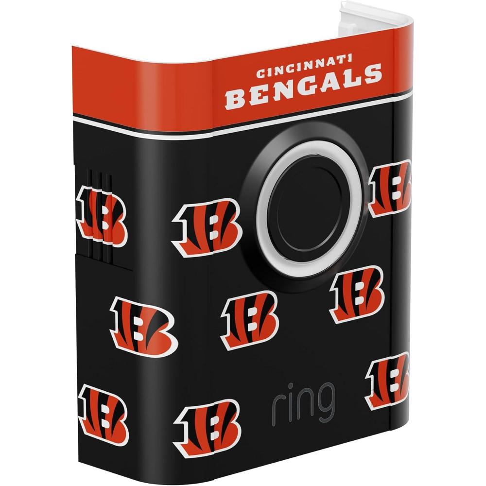 imageAllNew Limited Edition Official NFL Faceplate for Ring Doorbells  Video Doorbell 3 Video Doorbell 3 Plus Video Doorbell 4 Battery Doorbell Plus and Battery Doorbell Pro  Indianapolis ColtsCincinnati Bengals
