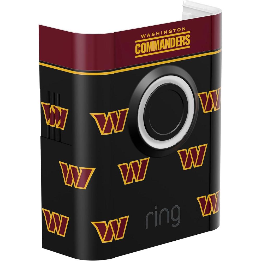 imageAllNew Limited Edition Official NFL Faceplate for Ring Doorbells  Video Doorbell 3 Video Doorbell 3 Plus Video Doorbell 4 Battery Doorbell Plus and Battery Doorbell Pro  Indianapolis ColtsWashington Commanders