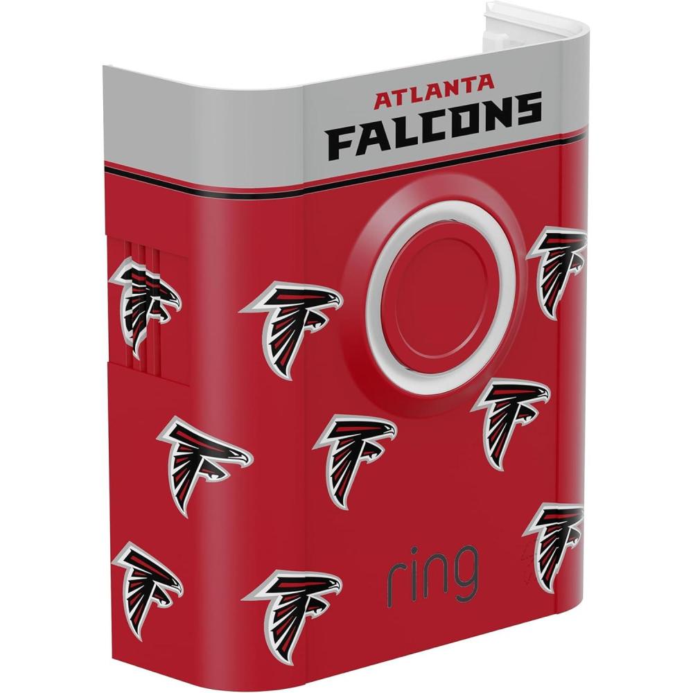 imageAllNew Limited Edition Official NFL Faceplate for Ring Doorbells  Video Doorbell 3 Video Doorbell 3 Plus Video Doorbell 4 Battery Doorbell Plus and Battery Doorbell Pro  Indianapolis ColtsAtlanta Falcons