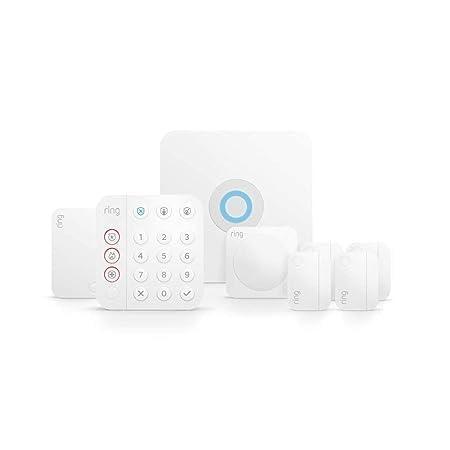 imageLikeNew Ring Alarm 8piece kit 2nd Gen  home security system with optional 247 professional monitoring  Works with AlexaWhite