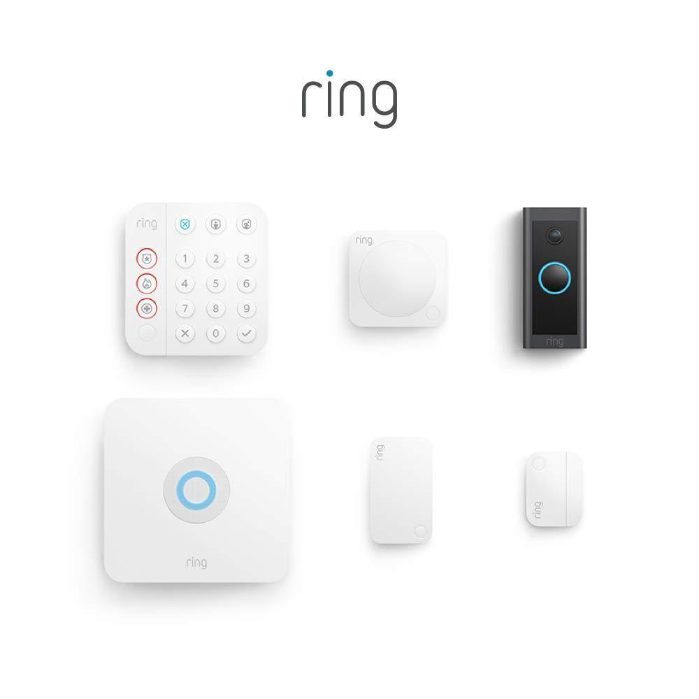 imageRing Alarm 5Piece Kit 2nd Gen bundle with Ring Video Doorbell Wired