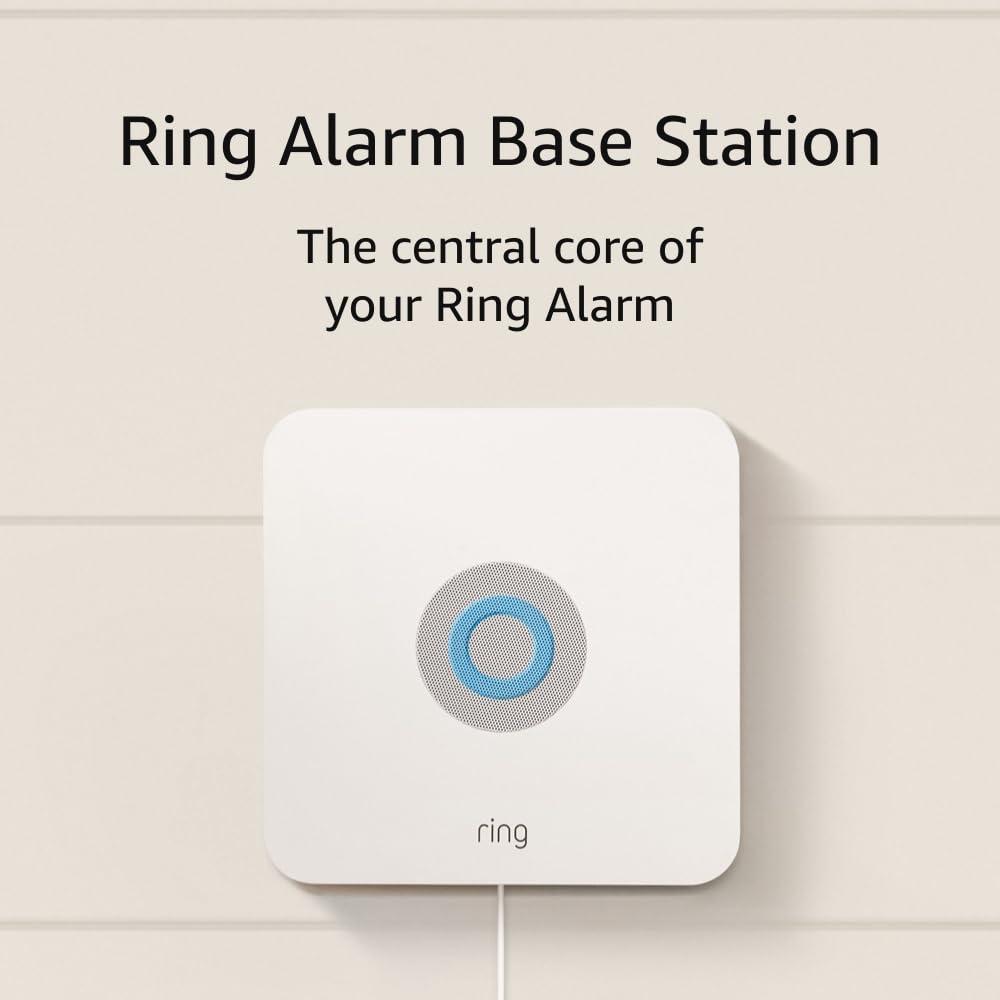 imageRing Alarm Base Station 2nd Gen  104 dB Siren Builtin Backup Battery Connects to Ring Alarm Sensors and Keypad sold separately