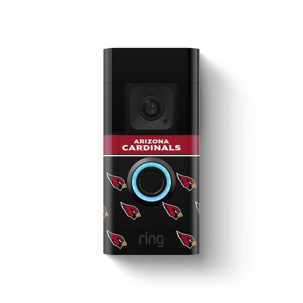 imageRing Battery Doorbell Plus with AllNew Official LimitedEdition NFL Faceplate  Philadelphia EaglesArizona Cardinals