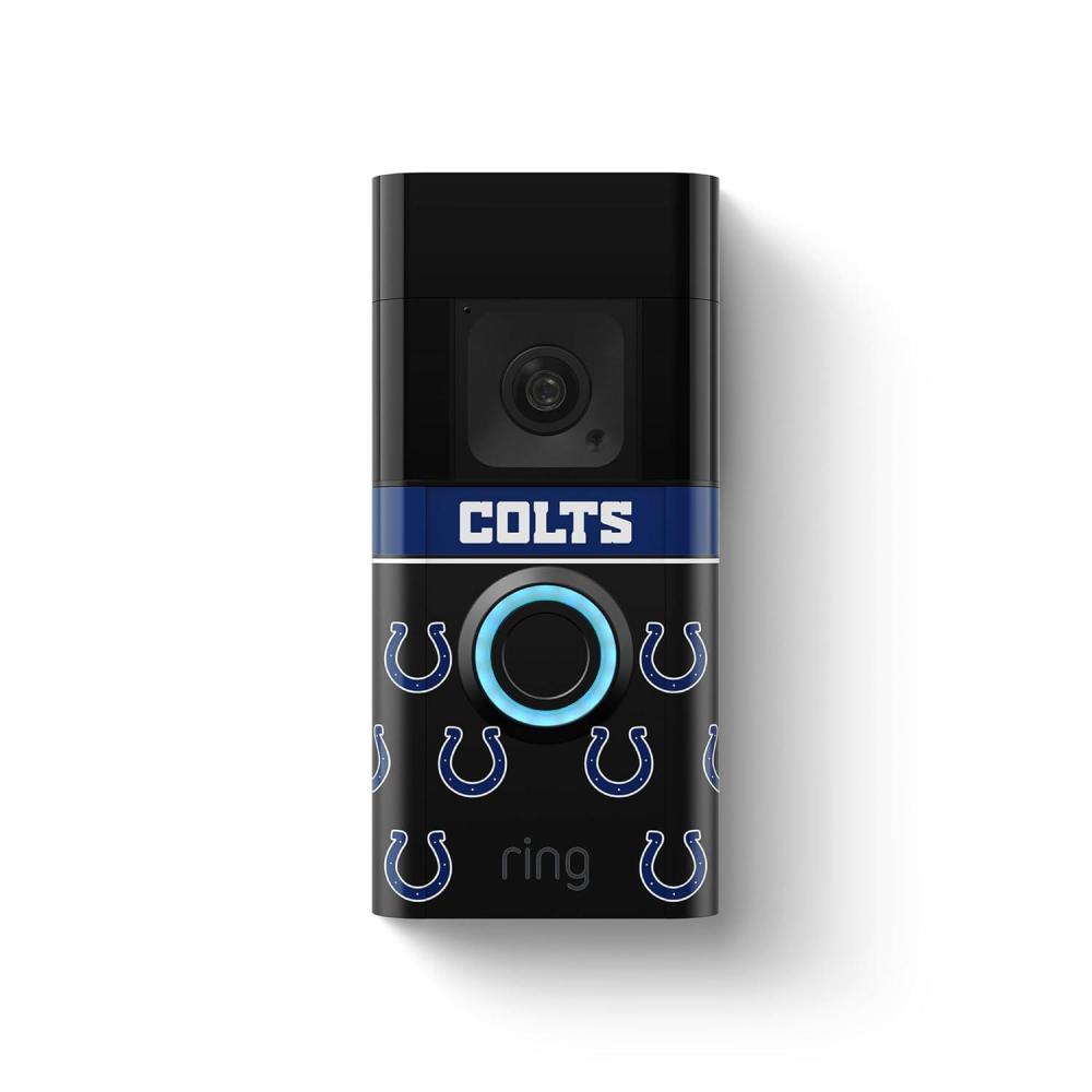 imageRing Battery Doorbell Plus with AllNew Official LimitedEdition NFL Faceplate  Philadelphia EaglesIndianapolis Colts