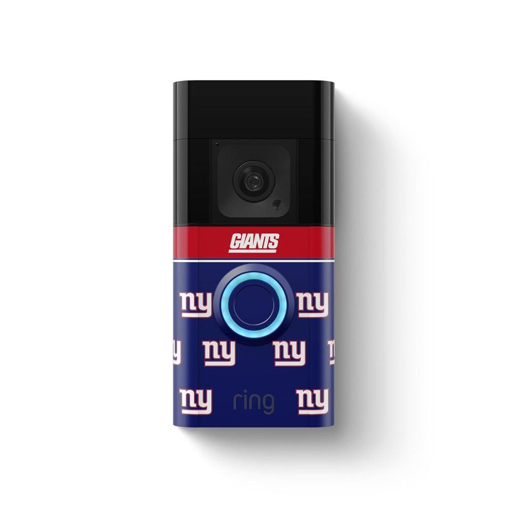 imageRing Battery Doorbell Plus with AllNew Official LimitedEdition NFL Faceplate  Philadelphia EaglesNew York Giants