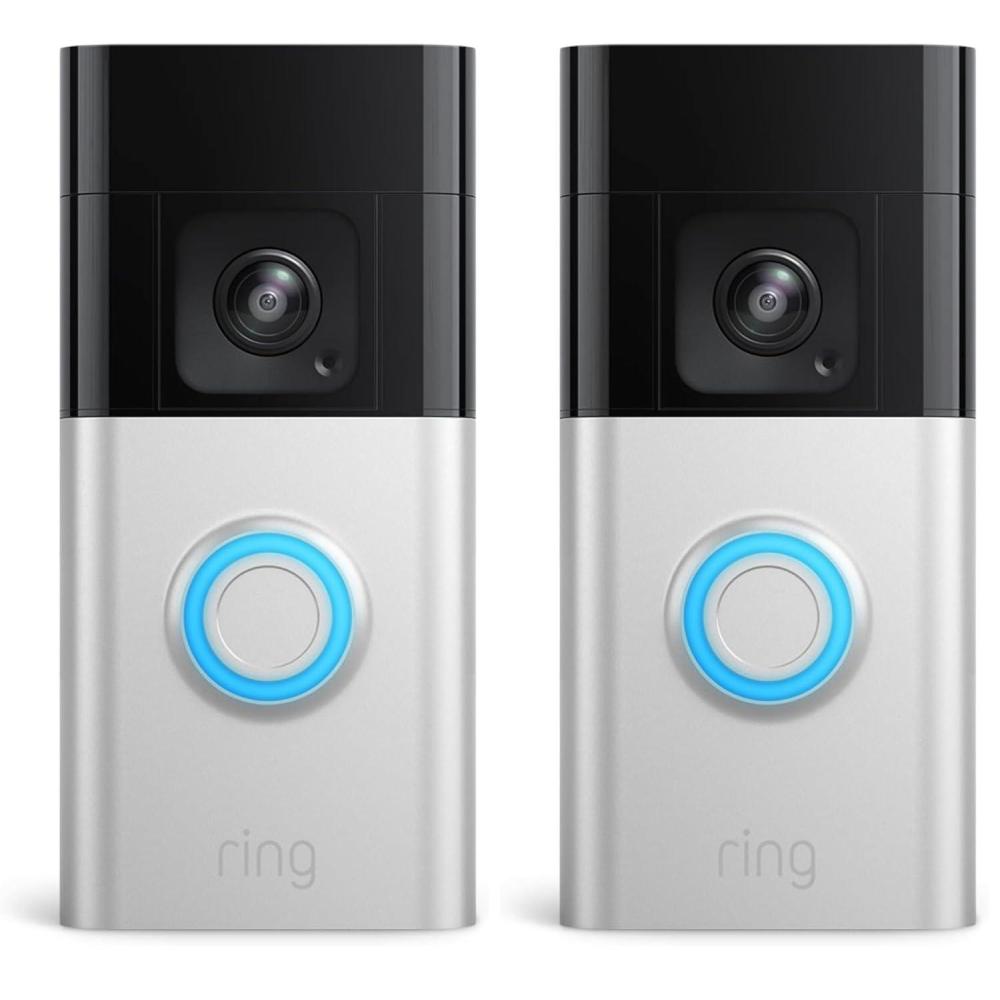 imageRing Battery Doorbell Pro newest model TwoWay Talk with Audio 3D Motion Detection and 1536p HD HeadtoToe Video2 doorbells
