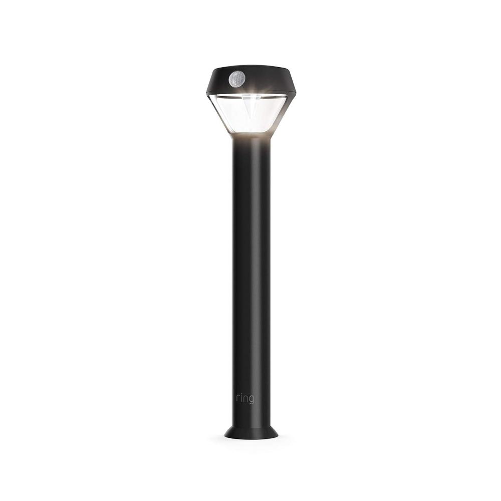 imageRing Solar Pathlight  Motionactivated pathlight bright LEDs works with Amazon Sidewalk BlackSolar Pathlight