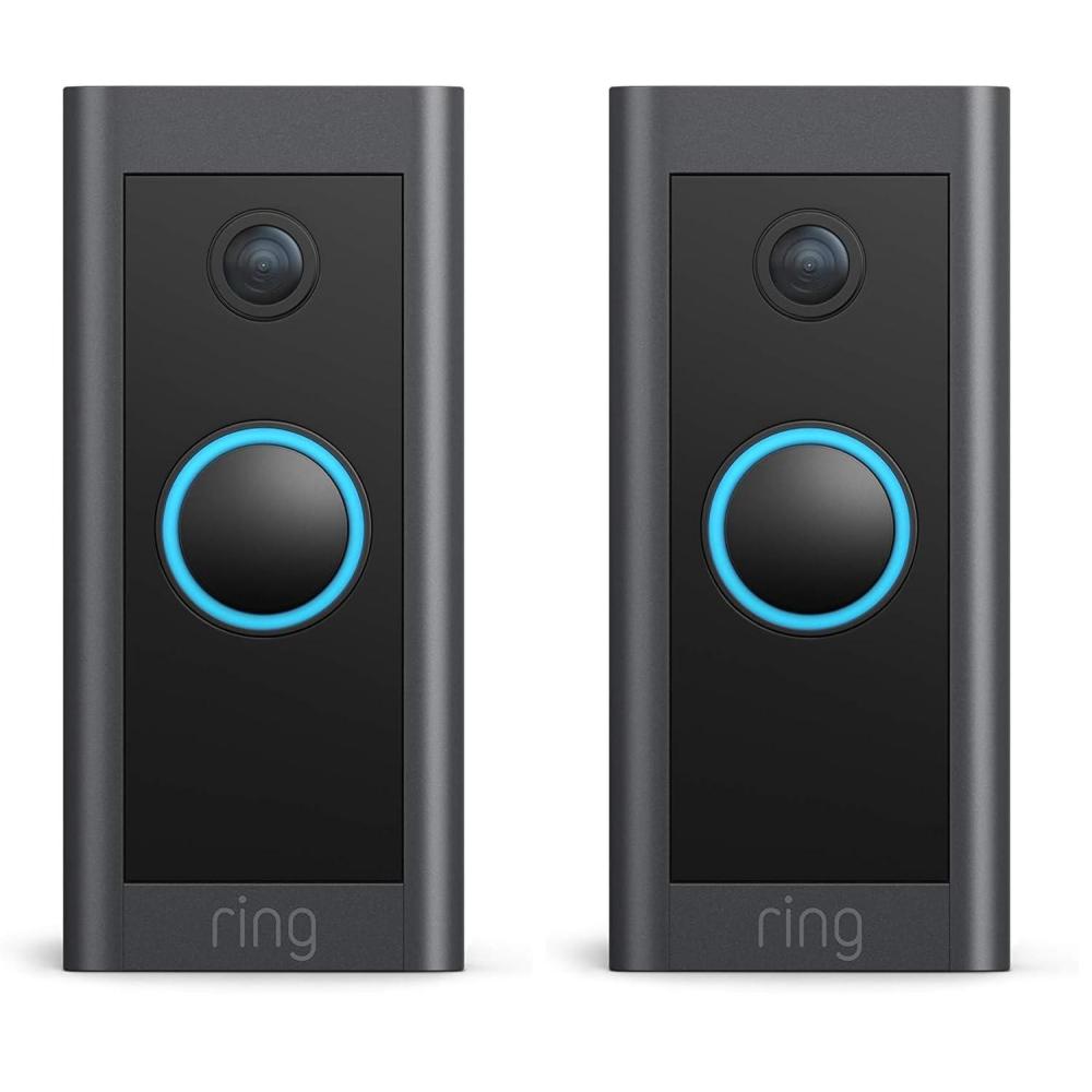 imageRing Video Doorbell Wired newest model Use TwoWay Talk advanced motion detection HD camera and realtime alerts to monitor your front door wiring required2 doorbells