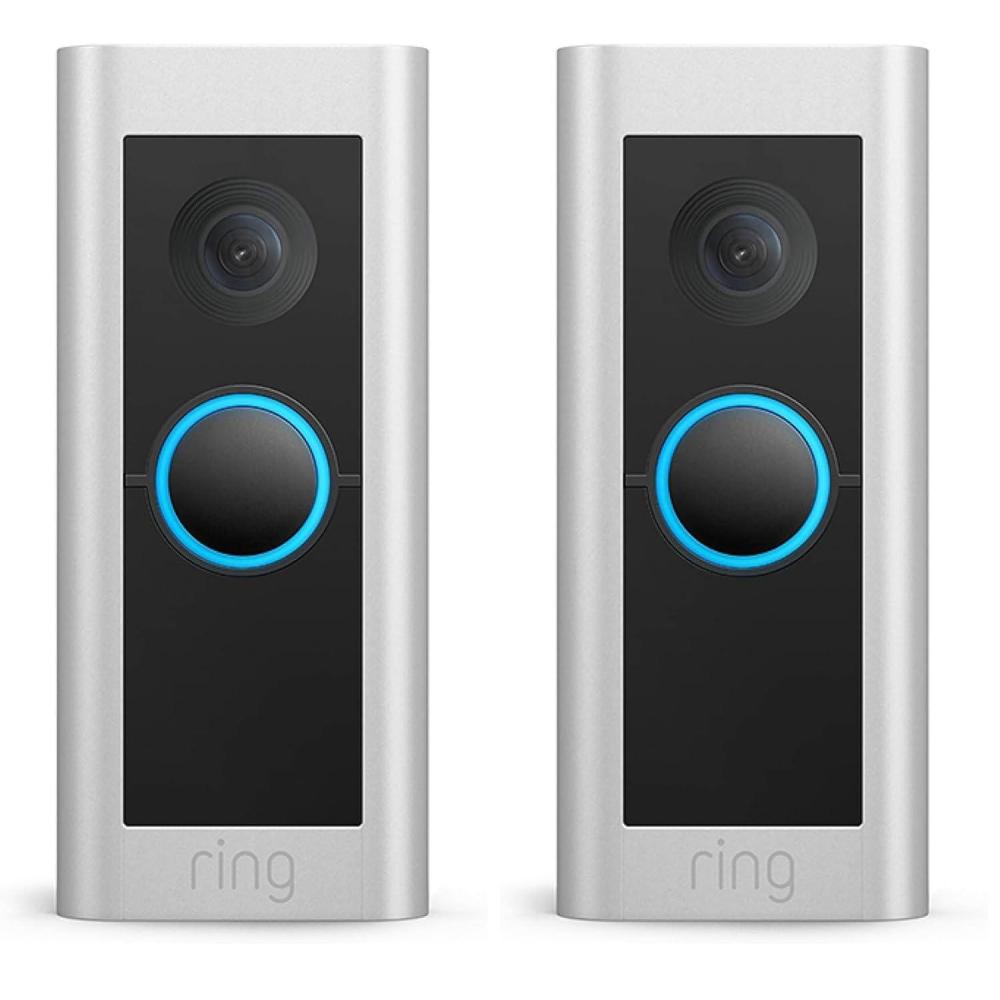 imageRing Wired Doorbell Pro  Bestinclass with cuttingedge features existing doorbell wiring required  2pack2 doorbells