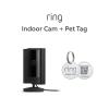 2 Ring Indoor Cam (2nd Gen), White with 2 Ring Pet Tag(Black)