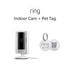 2 Ring Indoor Cam (2nd Gen), White with 2 Ring Pet Tag(White)