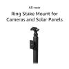 All-New Ring Stake Mount for Cameras and Solar Panels, White(Black)