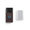 Like-New Ring Battery Doorbell (Venetian Bronze) with Ring Chime