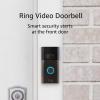 Like-New Ring Video Doorbell – 1080p HD video, improved motion detection, easy installation (2020 release) – Satin Nickel(Venetian Bronze)