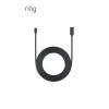Ring 10 ft. USB-C Extension Cable for USB-C Solar Panels and Cameras, Black — Compatible with Solar Panel (USB-C), Small Solar Panel (USB-C), PoE+ Adapter(Black)