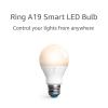Ring A19 Smart LED Bulb — Energy-efficient with 800 lumens of white light, works with Amazon Sidewalk, White(A19 Smart LED Bulb)