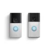 Ring Battery Doorbell Plus with Ring Battery Doorbell, Satin Nickel
