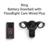 Ring Battery Doorbell with Ring Floodlight Cam Wired Plus (White)(Venetian Bronze)