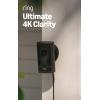 Ring Outdoor Cam Pro, Plug-In (Newest Model) — Retinal 4K with wide-angle video, 10x Enhanced Zoom, and Low-Light Sight, White(Black)