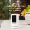 Ring Outdoor Cam (Stick Up Cam) | Weather-Resistant Outdoor Camera, Live View, Color Night Vision, Two-Way Talk, Motion alerts, Works with Alexa | White(2 Cameras)