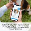 Ring Pet Tag | Easy-to-use tag with QR code | Real-time scan alerts | Shareable Pet Profile | No subscription or fees(2 Pet Tags)