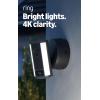 Ring Spotlight Cam Pro, Power over Ethernet (Newest Model) — Retinal 4K with wide-angle video, 10x Enhanced Zoom, and 600 Lumen Spotlights, Black(Black)