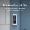 Ring Wired Doorbell Plus – Upgraded, with added security features and a sleek design (existing doorbell wiring required)(Doorbell only)