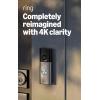 Ring Wired Doorbell Pro (Newest Model) — Retinal 4K with wide-angle video, 10x Enhanced Zoom, and Low-Light Sight, Deep Silver(Polished Mocha)