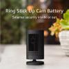 Like-New Ring Stick Up Cam Battery HD security camera with custom privacy controls, Simple setup, Works with Alexa – Black (Pack of 2)