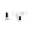 Ring Floodlight Cam Wired Plus with All-new Ring Indoor Cam, Black(White)