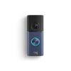 Ring Wired Doorbell Plus (Newest Model) — Retinal 2K with wide-angle video, 4x Enhanced Zoom, and Low-Light Sight, Nickel Silver(Polished Night Navy)