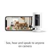 Like-New Ring Indoor Cam, Compact Plug-In HD security camera with two-way talk, Works with Alexa – White(White)