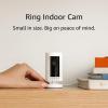 Like-New Ring Indoor Cam, Compact Plug-In HD security camera with two-way talk, Works with Alexa – White(White)