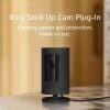 Like-New Ring Stick Up Cam Plug-In HD security camera with two-way talk, Works with Alexa – Black (Pack of 4)