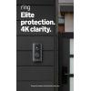 Ring Wired Doorbell Elite (newest model), Native Power over Ethernet, Retinal 4K video, Remote Gate Access, 10x Enhanced Zoom, and Low-Light Sight(Deep Silver)