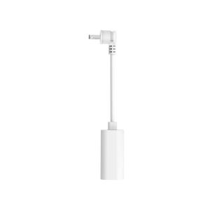 Ring USB-C to Barrel Plug Adapter for Barrel Plug Cameras and USB-C Solar Panels, White(White)