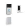 Ring Battery Doorbell with Ring Indoor Cam 2nd Gen and Ring Chime(Satin Nickel)
