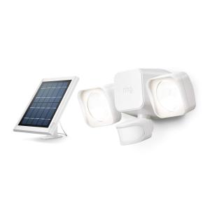 Ring Solar Floodlight — Outdoor Motion-Sensor Security Light, White (Bridge required)(White)