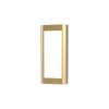Ring Video Doorbell Wired (2021 release) Faceplate – Galaxy Black(Gold Metal)
