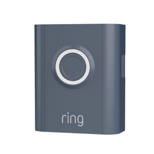 Ring Interchangeable Faceplate for Doorbells – Video Doorbell 3, Video Doorbell 3 Plus, Video Doorbell 4, Battery Doorbell Plus, Battery Doorbell Pro – Galaxy Black(03 Blue Metal)