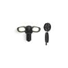 Ring Floodlight Cam Pro (Newest Model), Black with Plug-In Mount, Black
