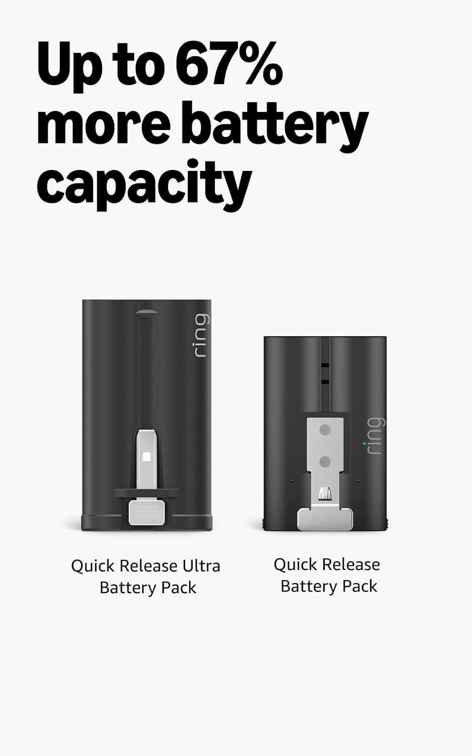 imageQuick Release Ultra Battery Pack Compatible with Battery Doorbell Plus newest model Battery Doorbell Pro newest model