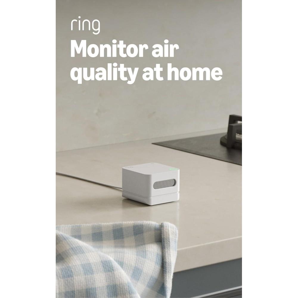 imageRing Sensors Air Quality Monitor Instant notifications smart suggestions on Amazon Sidewalk no base station needed