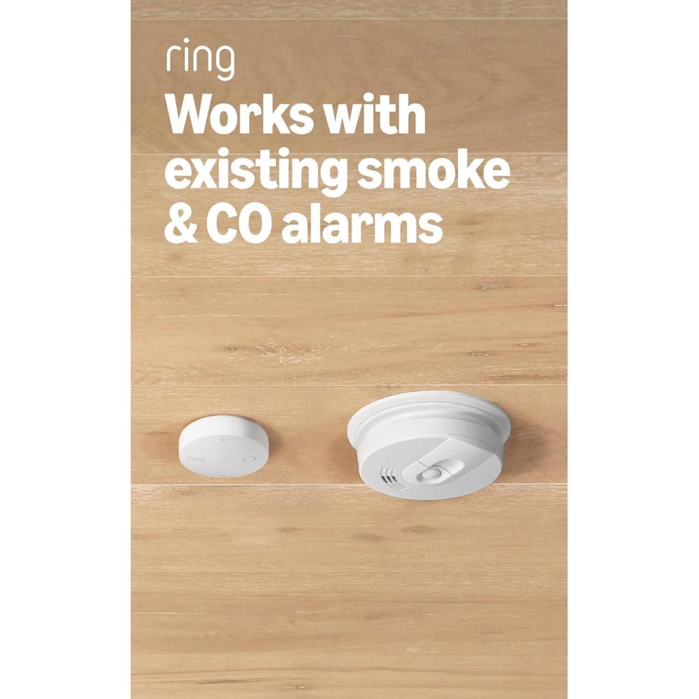 imageRing Sensors Smoke amp CO Listener newest model Instant notifications on Amazon Sidewalk no base station needed Pro Monitoring sold separately