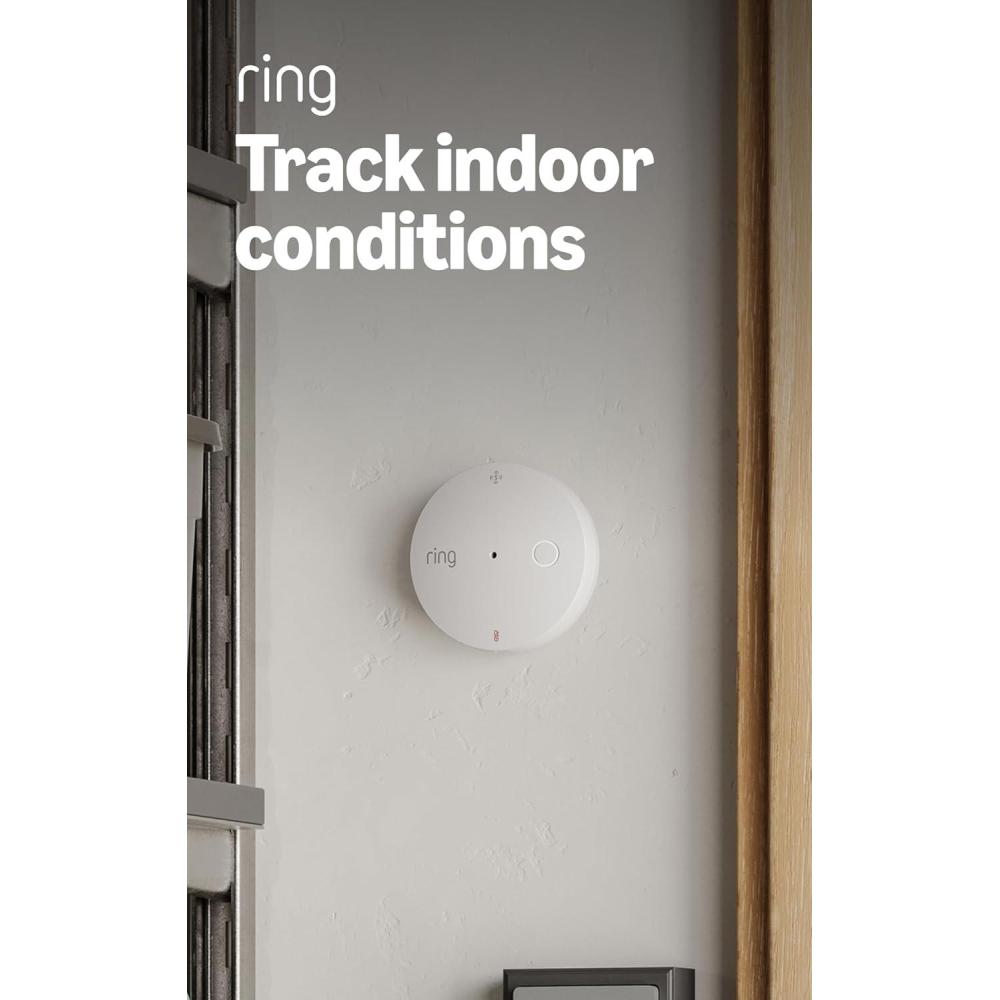 imageRing Sensors Temperature amp Humidity Sensor  Instant notifications help protect against mold on Amazon Sidewalk no base station needed