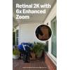 Ring Battery Doorbell Plus (newest model), Retinal 2K with wide-angle video, up to 6x Enhanced Zoom, Night Vision, and Quick Release Battery Pack, Nickel Silver(Polished Sandstone)