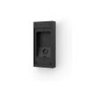 Ring Surface Mount Box for Wired Doorbell Elite (2nd Gen), Black – weather-resistant mounting solution for PoE, no in-wall cutting required
