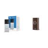Ring Battery Doorbell Plus (newest model), Retinal 2K with wide-angle video, up to 6x Enhanced Zoom, Night Vision, and Quick Release Battery Pack, Nickel Silver(Polished Mocha)
