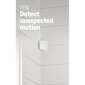 Ring Sensors: Motion Detector (newest model) – Instant notifications, on Amazon Sidewalk, no base station needed, Pro Monitoring available (sold separately)