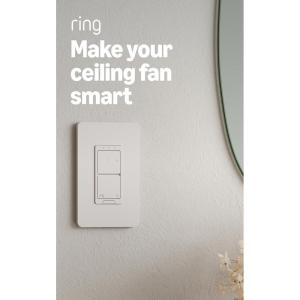 Ring Sensors: Smart Fan Control – Multi-speed fan control, set routines, control from app, on Amazon Sidewalk, no base station needed